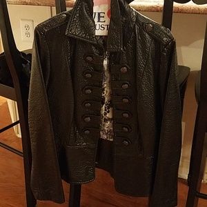 V Christina Faux Leather Jacket